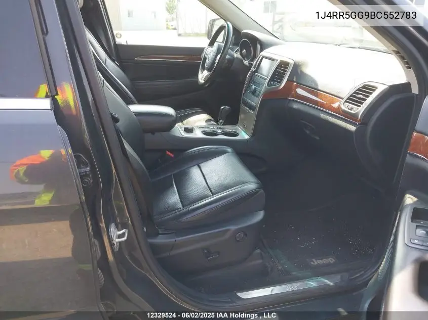 2011 Jeep Grand Cherokee Limited VIN: 1J4RR5GG9BC552783 Lot: 12329524