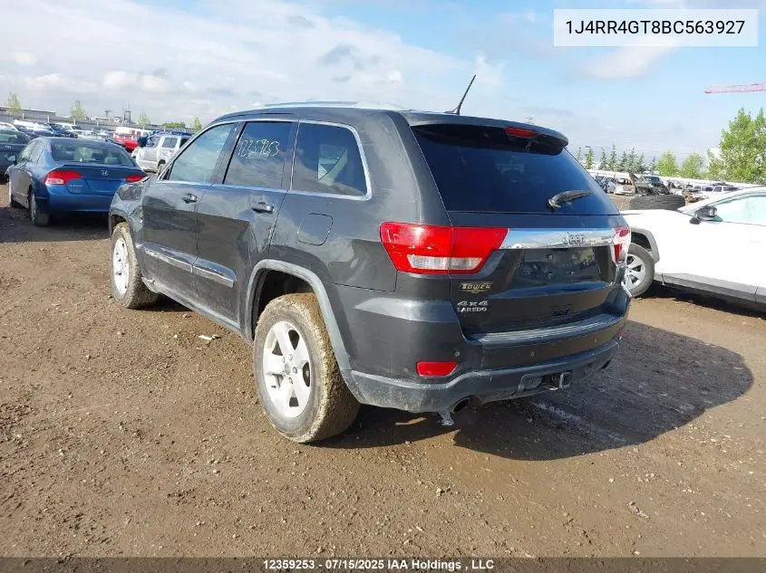 2011 Jeep Grand Cherokee Laredo VIN: 1J4RR4GT8BC563927 Lot: 12359253