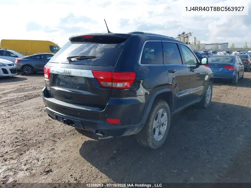 2011 Jeep Grand Cherokee Laredo VIN: 1J4RR4GT8BC563927 Lot: 12359253
