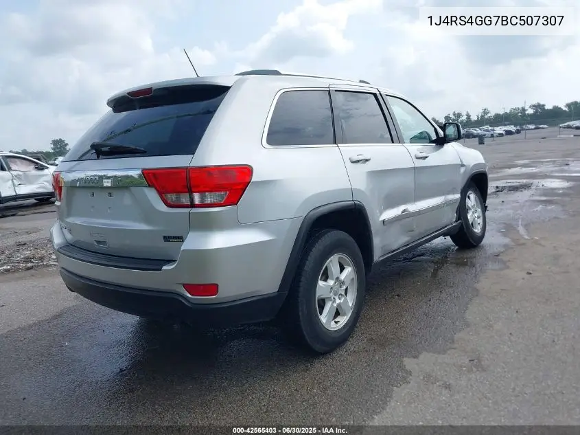 2011 Jeep Grand Cherokee Laredo VIN: 1J4RS4GG7BC507307 Lot: 42565403