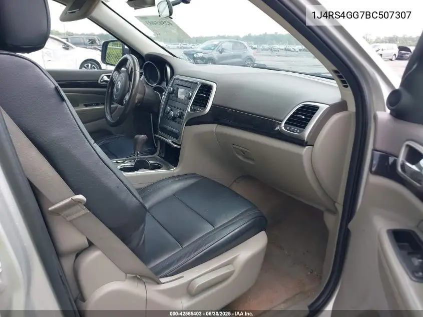 2011 Jeep Grand Cherokee Laredo VIN: 1J4RS4GG7BC507307 Lot: 42565403