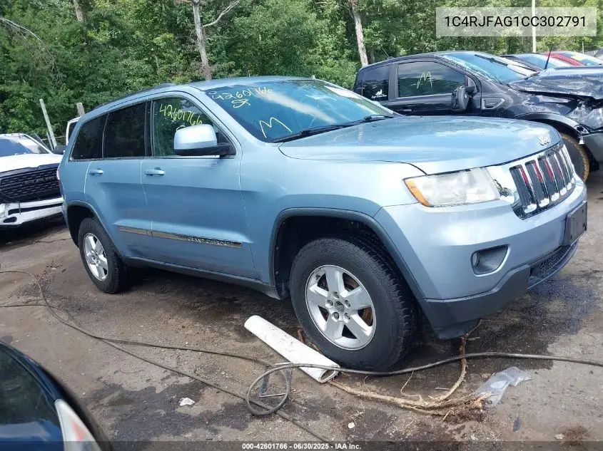 1c4rjfag1cc302791 1C4RJFAG1CC302791 2012 Jeep Grand Cherokee Laredo