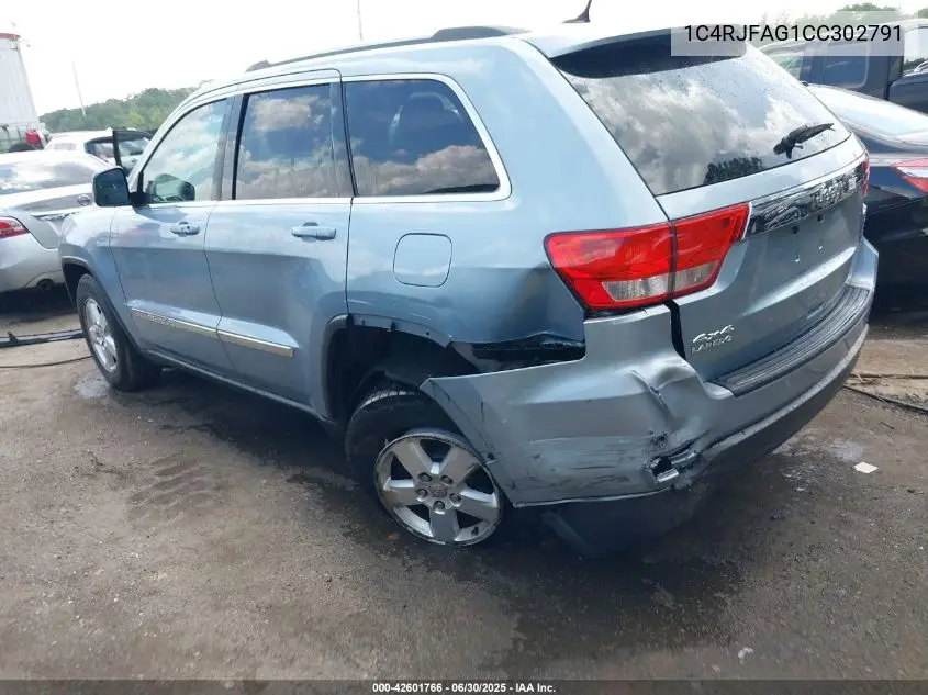 1c4rjfag1cc302791 1C4RJFAG1CC302791 2012 Jeep Grand Cherokee Laredo