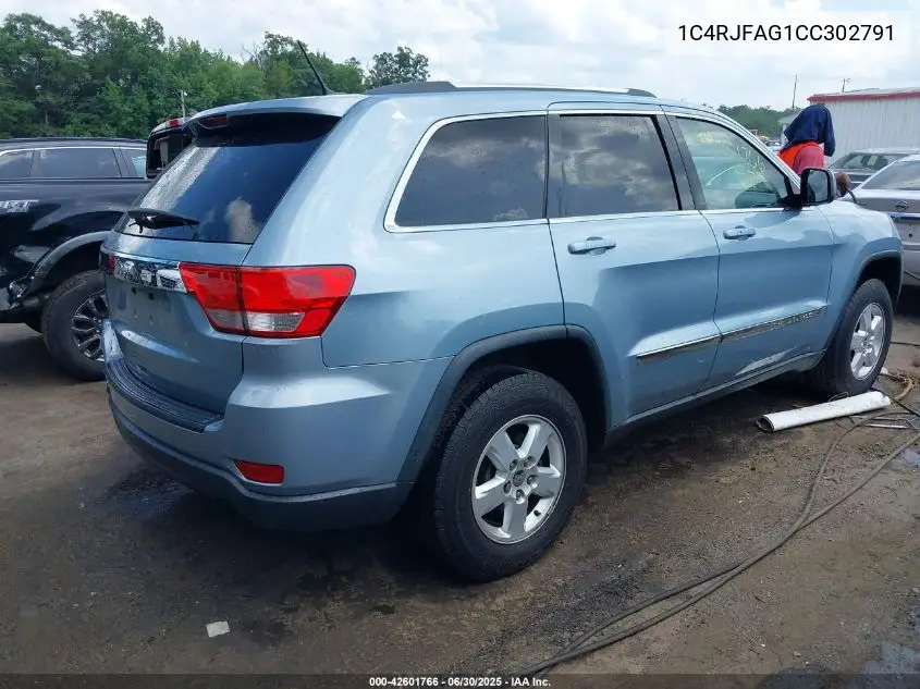 1c4rjfag1cc302791 1C4RJFAG1CC302791 2012 Jeep Grand Cherokee Laredo