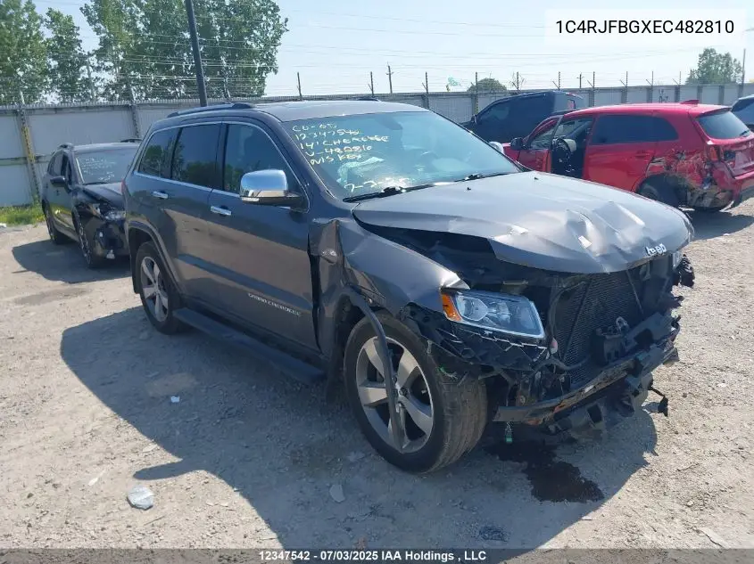 2014 Jeep Grand Cherokee Limited VIN: 1C4RJFBGXEC482810 Lot: 12347542