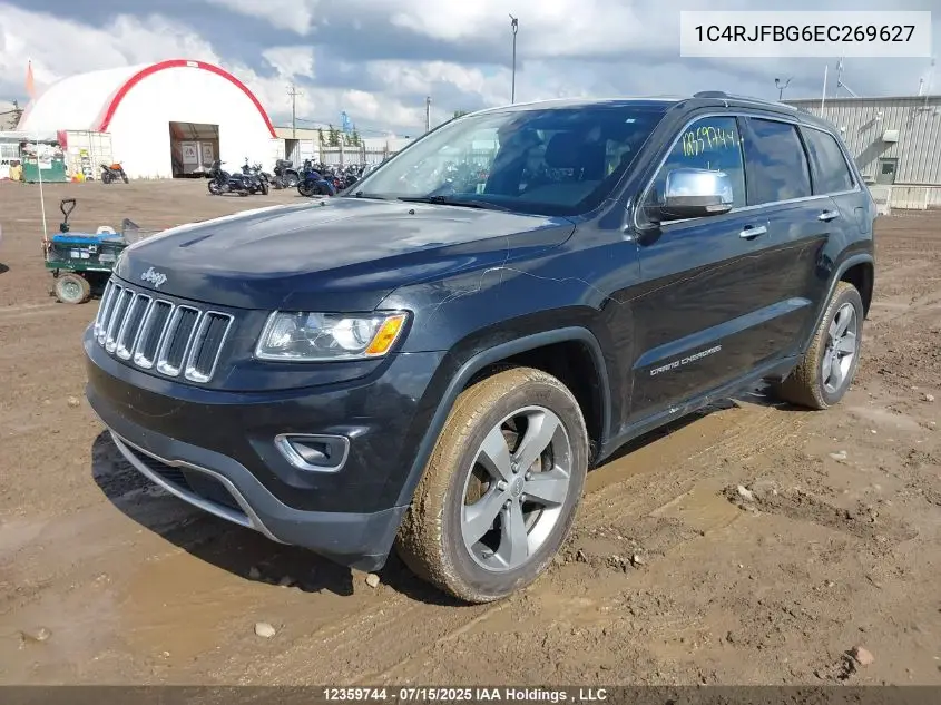 2014 Jeep Grand Cherokee Limited VIN: 1C4RJFBG6EC269627 Lot: 12359744
