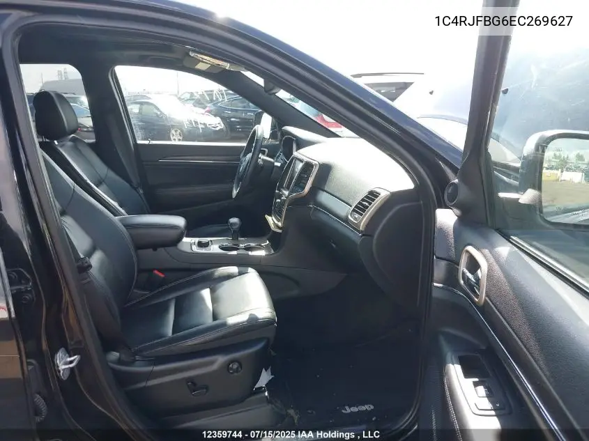 2014 Jeep Grand Cherokee Limited VIN: 1C4RJFBG6EC269627 Lot: 12359744
