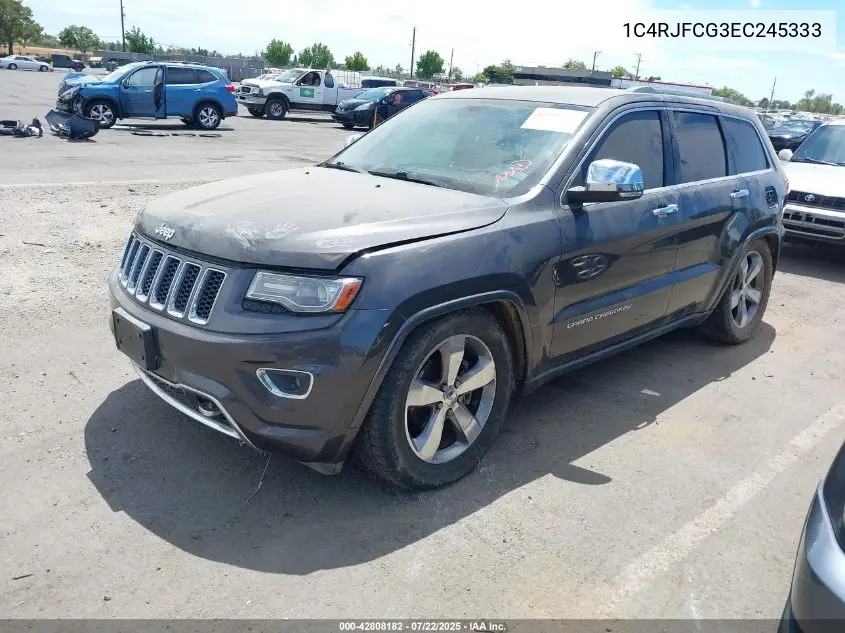 1c4rjfcg3ec245333 1C4RJFCG3EC245333 2014 Jeep Grand Cherokee Overland