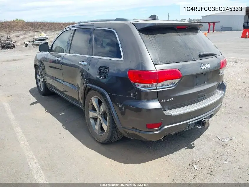 1c4rjfcg3ec245333 1C4RJFCG3EC245333 2014 Jeep Grand Cherokee Overland