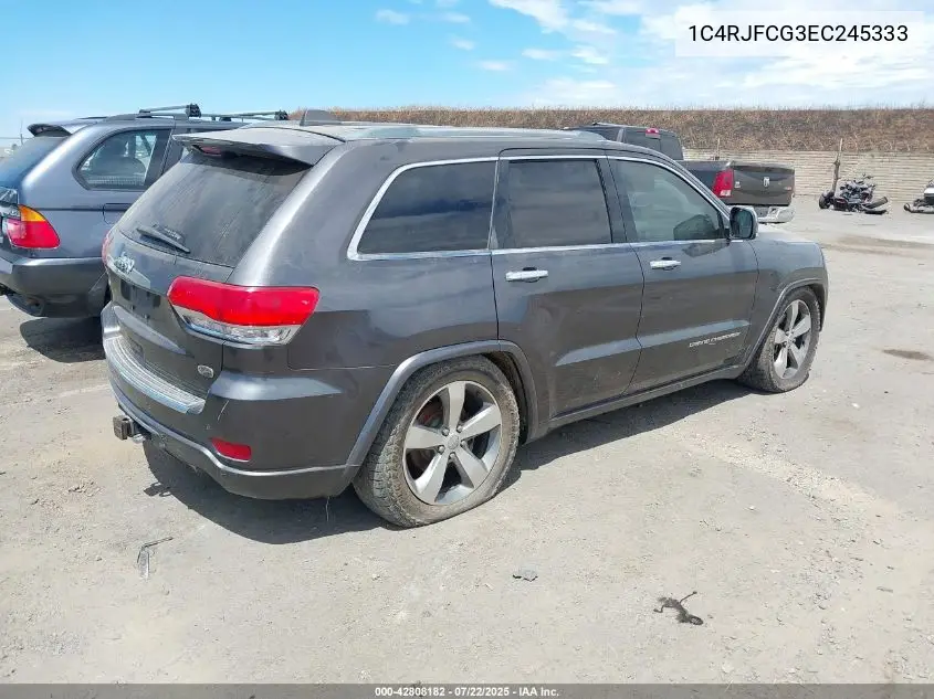 1c4rjfcg3ec245333 1C4RJFCG3EC245333 2014 Jeep Grand Cherokee Overland