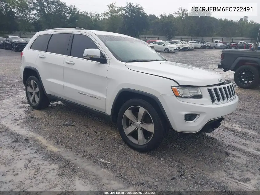 1c4rjfbm6fc722491 1C4RJFBM6FC722491 2015 Jeep Grand Cherokee Limited