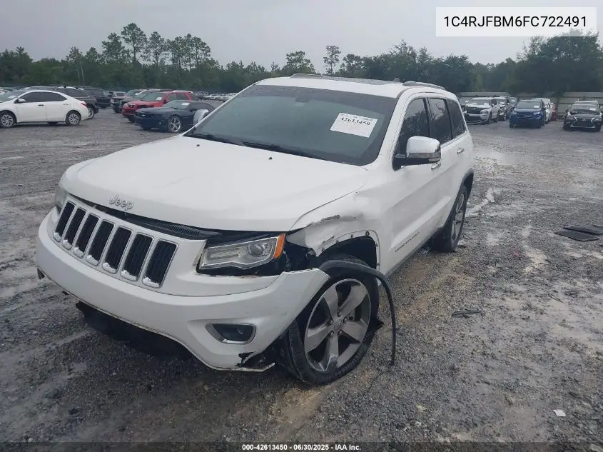 1c4rjfbm6fc722491 1C4RJFBM6FC722491 2015 Jeep Grand Cherokee Limited