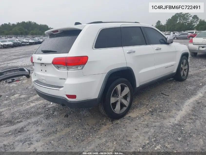 1c4rjfbm6fc722491 1C4RJFBM6FC722491 2015 Jeep Grand Cherokee Limited