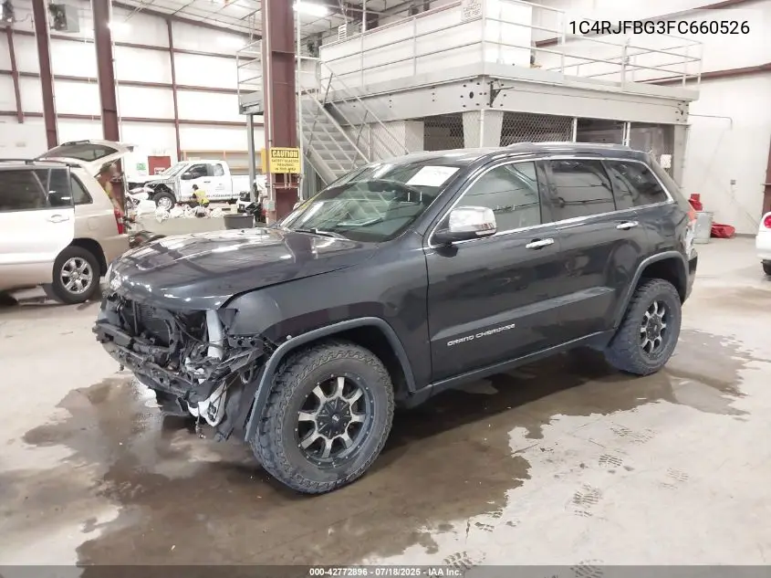 2015 Jeep Grand Cherokee Limited VIN: 1C4RJFBG3FC660526 Lot: 42772896