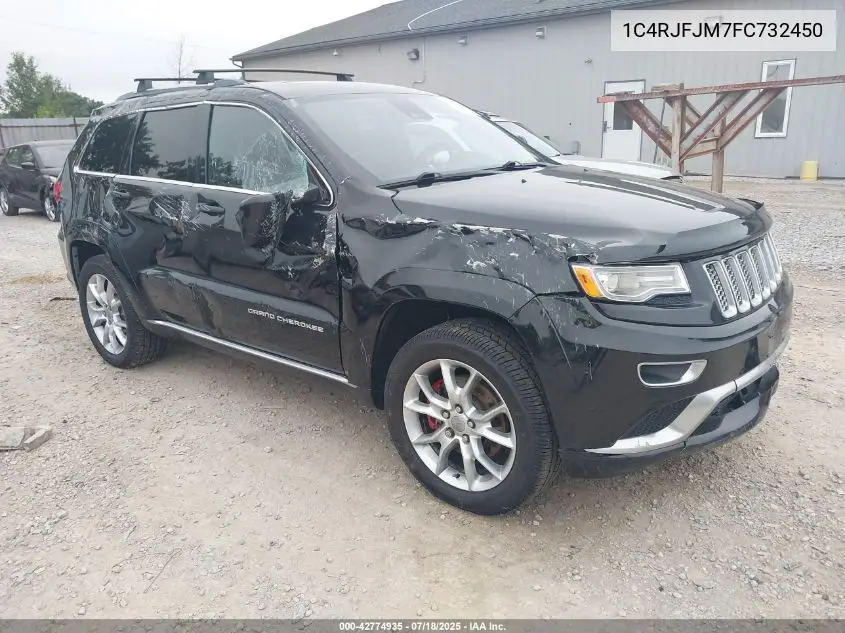 2015 Jeep Grand Cherokee Summit VIN: 1C4RJFJM7FC732450 Lot: 42774935