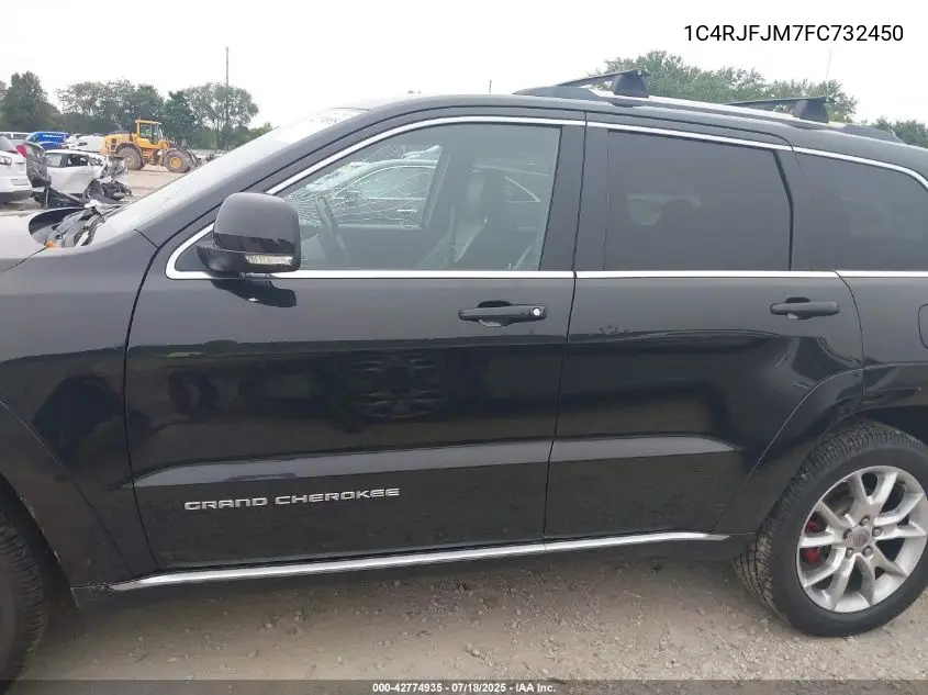 2015 Jeep Grand Cherokee Summit VIN: 1C4RJFJM7FC732450 Lot: 42774935