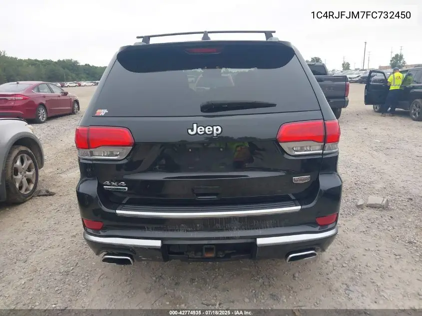 2015 Jeep Grand Cherokee Summit VIN: 1C4RJFJM7FC732450 Lot: 42774935
