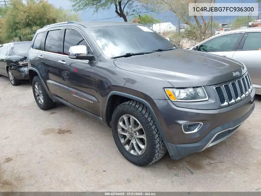2015 Jeep Grand Cherokee Limited VIN: 1C4RJEBG7FC936300 Lot: 42784429