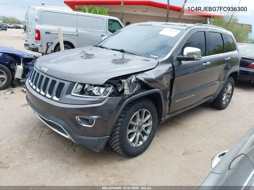 2015 Jeep Grand Cherokee Limited VIN: 1C4RJEBG7FC936300 Lot: 42784429