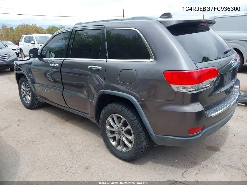 2015 Jeep Grand Cherokee Limited VIN: 1C4RJEBG7FC936300 Lot: 42784429