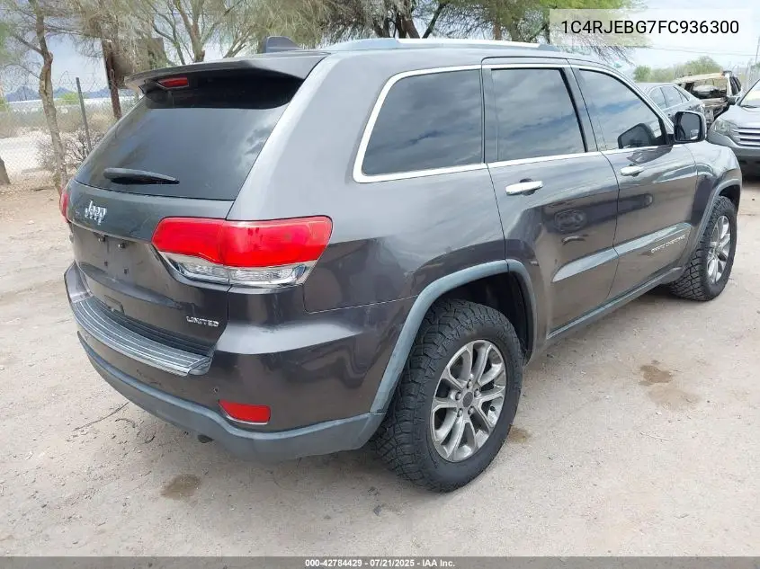 2015 Jeep Grand Cherokee Limited VIN: 1C4RJEBG7FC936300 Lot: 42784429
