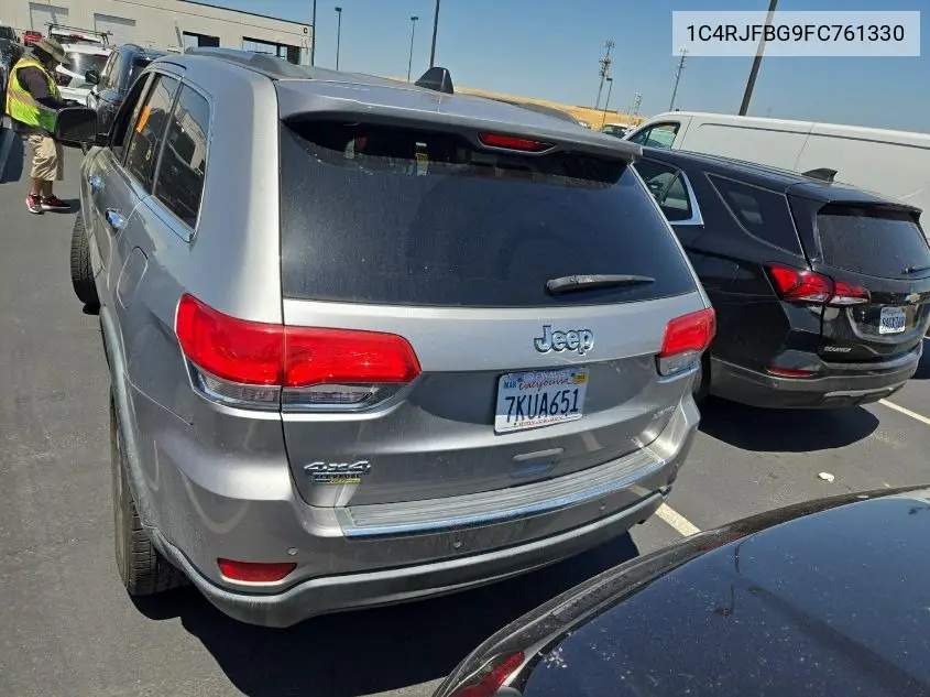 2015 Jeep Grand Cherokee Limited VIN: 1C4RJFBG9FC761330 Lot: 42788920