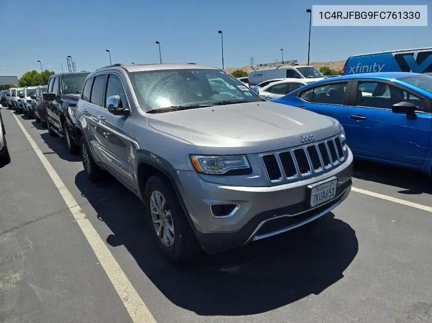 2015 Jeep Grand Cherokee Limited VIN: 1C4RJFBG9FC761330 Lot: 42788920