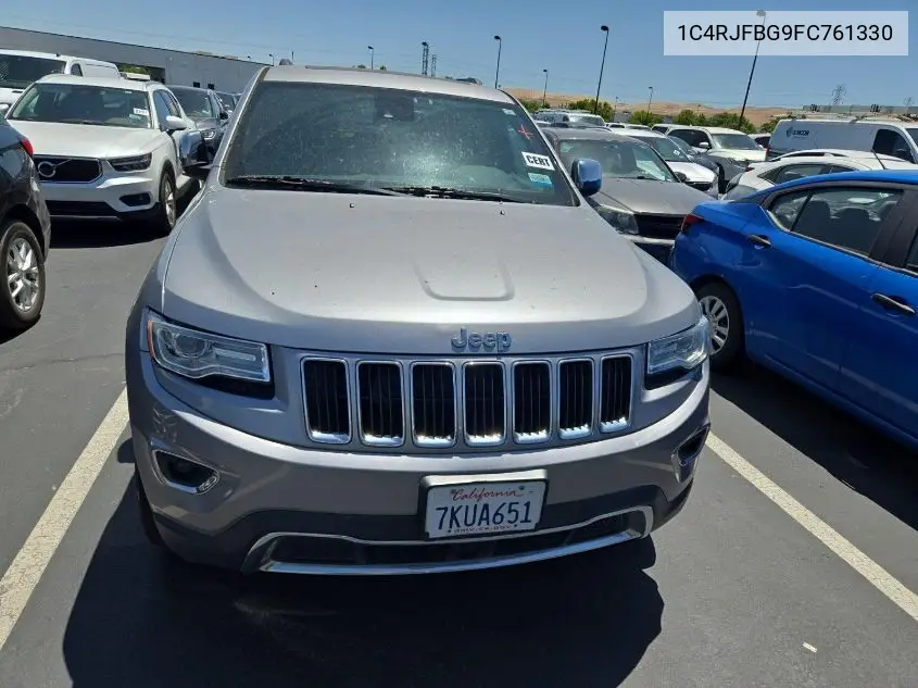 2015 Jeep Grand Cherokee Limited VIN: 1C4RJFBG9FC761330 Lot: 42788920