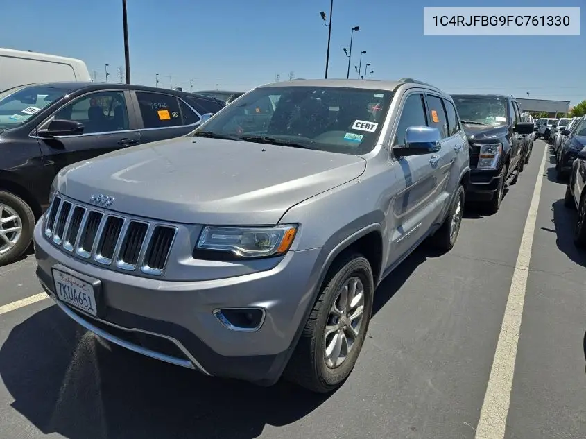 2015 Jeep Grand Cherokee Limited VIN: 1C4RJFBG9FC761330 Lot: 42788920