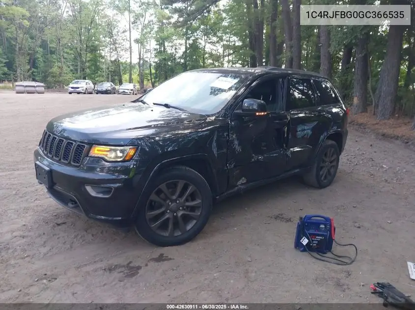 1c4rjfbg0gc366535 1C4RJFBG0GC366535 2016 Jeep Grand Cherokee Limited 75Th Anniversary