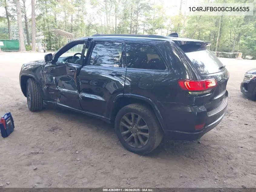 1c4rjfbg0gc366535 1C4RJFBG0GC366535 2016 Jeep Grand Cherokee Limited 75Th Anniversary