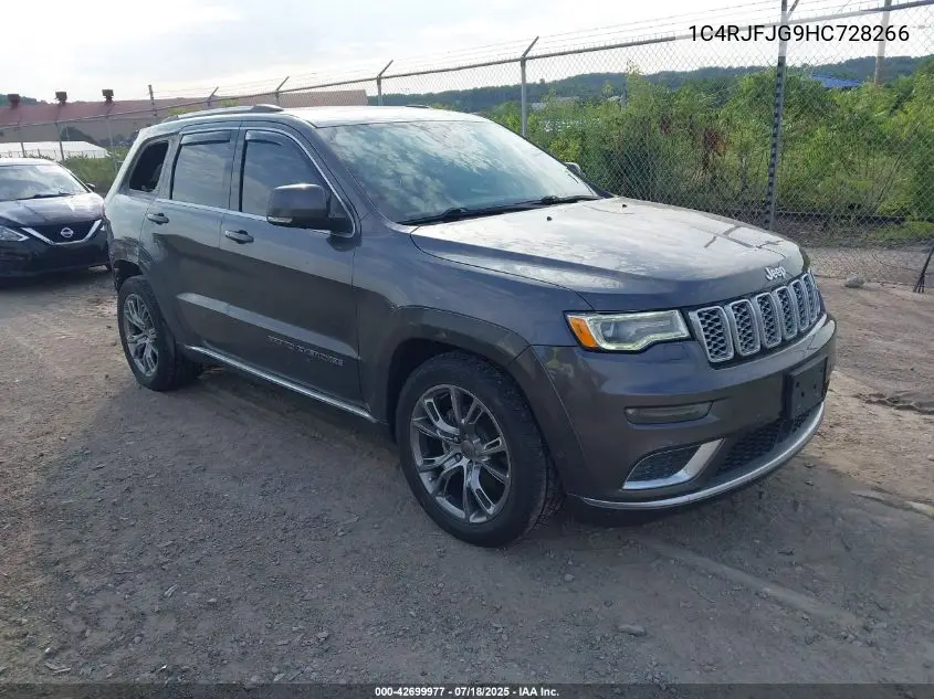 2017 Jeep Grand Cherokee Summit 4X4 VIN: 1C4RJFJG9HC728266 Lot: 42699977