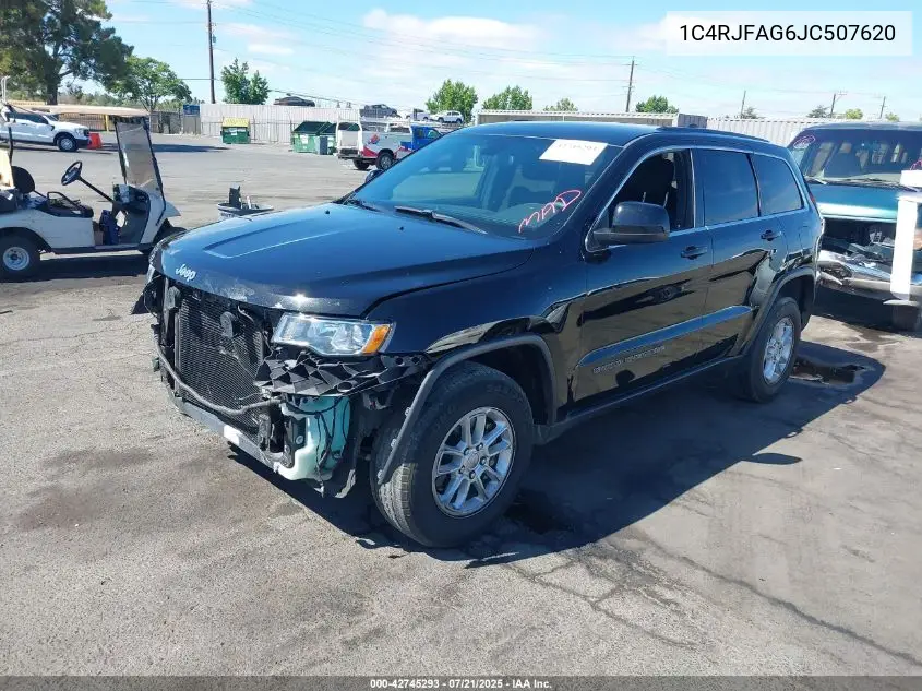 2018 Jeep Grand Cherokee Laredo 4X4 VIN: 1C4RJFAG6JC507620 Lot: 42745293