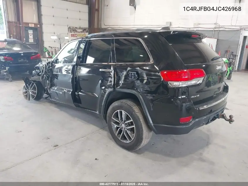 2018 Jeep Grand Cherokee Limited 4X4 VIN: 1C4RJFBG4JC426968 Lot: 42777913