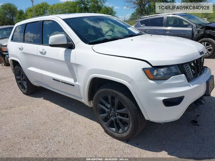 1C4RJFAG9KC840928 2019 Jeep Grand Cherokee Altitude 4X4
