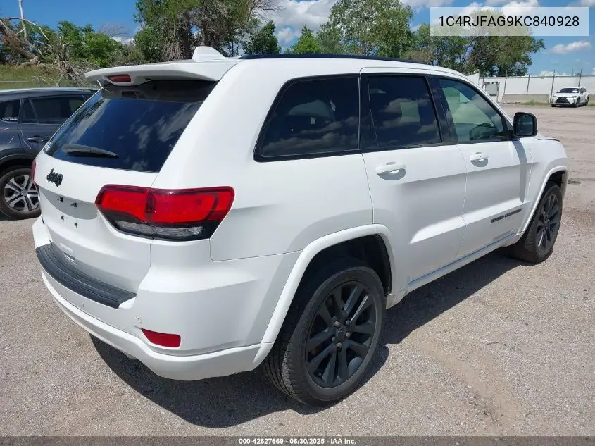 1C4RJFAG9KC840928 2019 Jeep Grand Cherokee Altitude 4X4