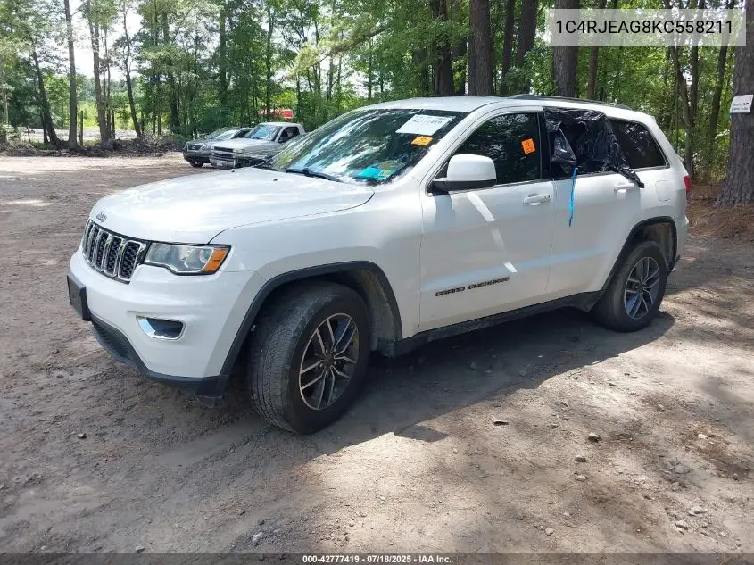2019 Jeep Grand Cherokee Laredo E 4X2 VIN: 1C4RJEAG8KC558211 Lot: 42777419