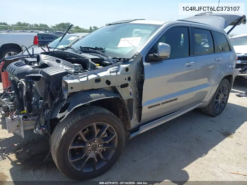 2020 Jeep Grand Cherokee High Altitude 4X4 VIN: 1C4RJFCT6LC373107 Lot: 42701072