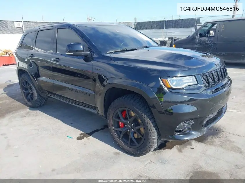 2021 Jeep Grand Cherokee Srt 4X4 VIN: 1C4RJFDJ4MC546816 Lot: 42788662