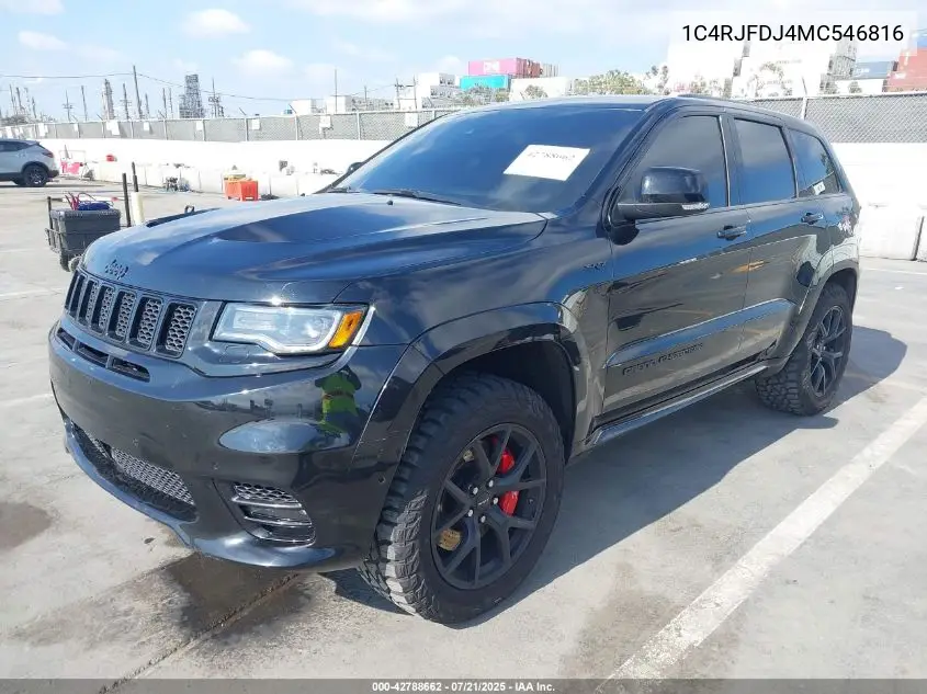 2021 Jeep Grand Cherokee Srt 4X4 VIN: 1C4RJFDJ4MC546816 Lot: 42788662