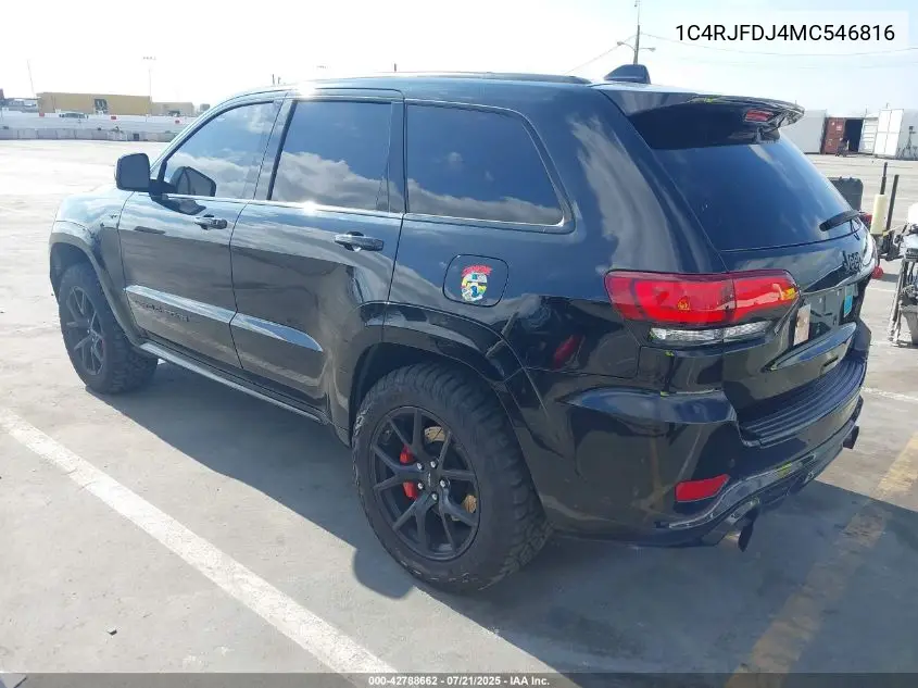 2021 Jeep Grand Cherokee Srt 4X4 VIN: 1C4RJFDJ4MC546816 Lot: 42788662