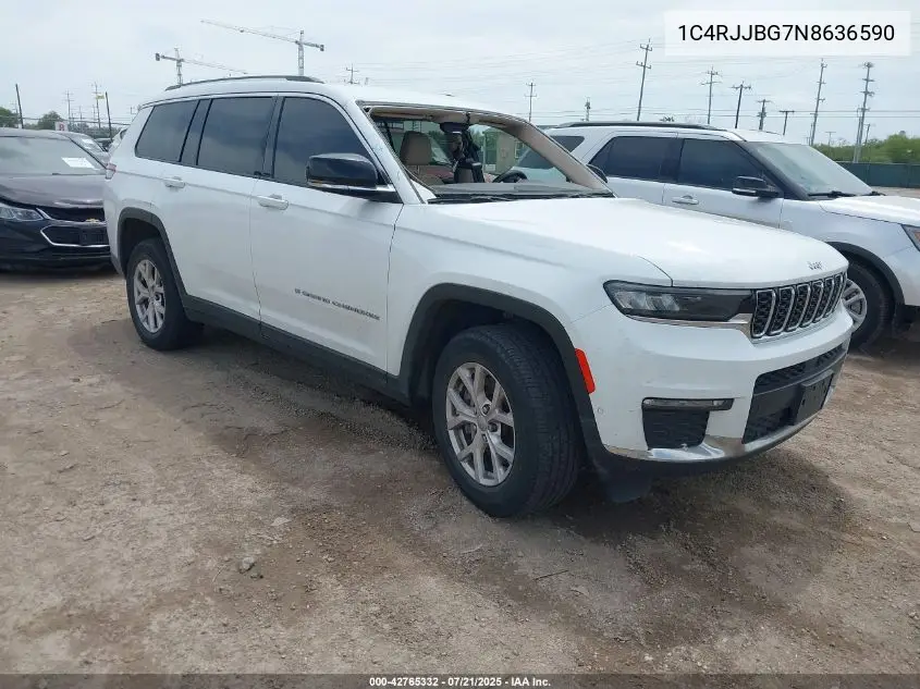 2022 Jeep Grand Cherokee L Limited 4X2 VIN: 1C4RJJBG7N8636590 Lot: 42765332