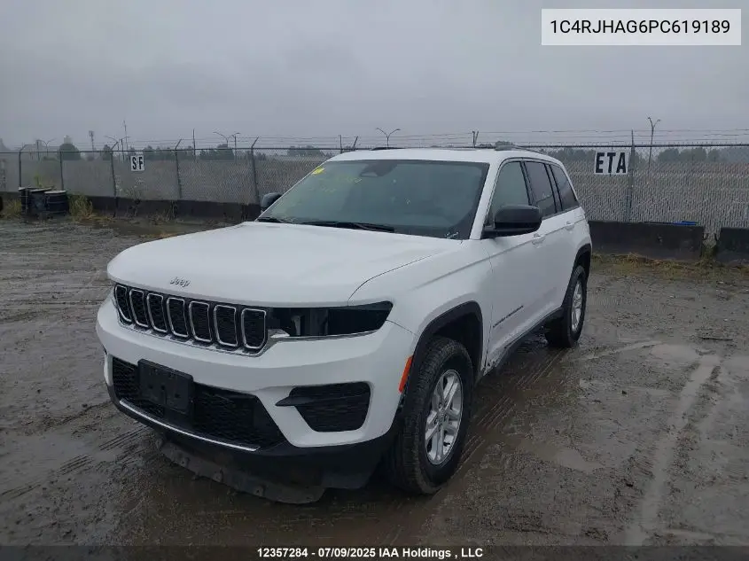 2023 Jeep Grand Cherokee Laredo/Altitude VIN: 1C4RJHAG6PC619189 Lot: 12357284