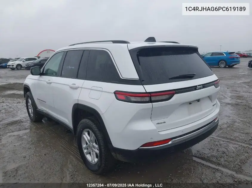 2023 Jeep Grand Cherokee Laredo/Altitude VIN: 1C4RJHAG6PC619189 Lot: 12357284