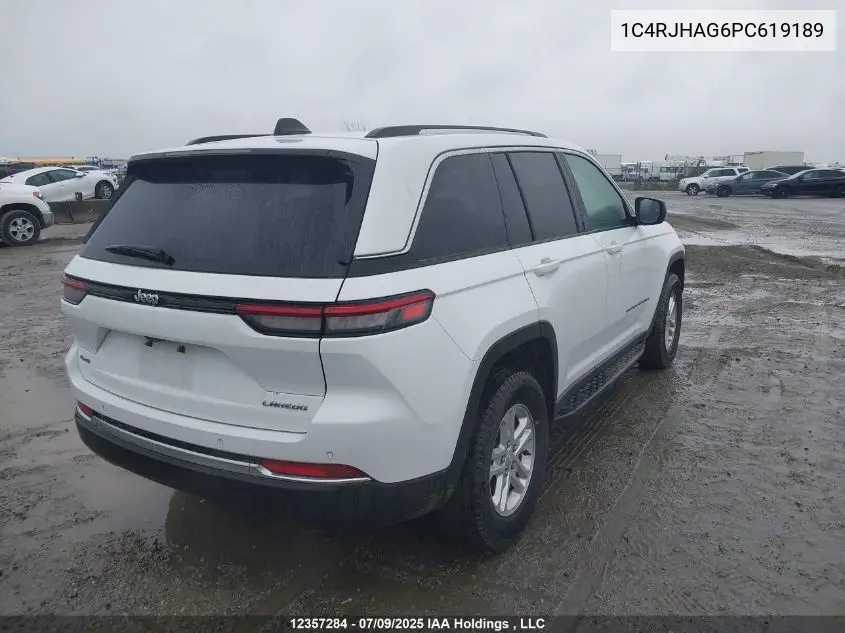 2023 Jeep Grand Cherokee Laredo/Altitude VIN: 1C4RJHAG6PC619189 Lot: 12357284