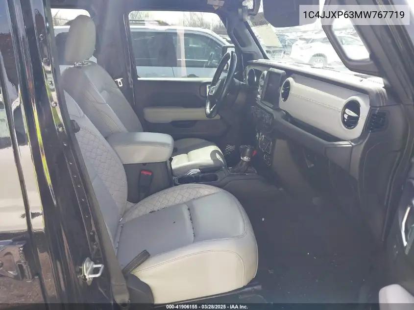 2021 Jeep Wrangler 4Xe Unlimited High Altitude 4X4 VIN: 1C4JJXP63MW767719 Lot: 41906155