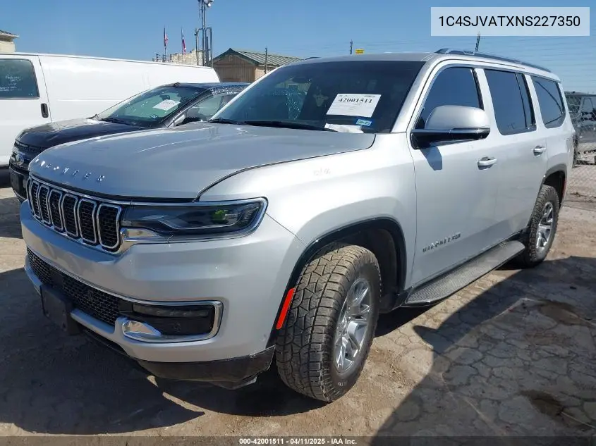2022 Jeep Wagoneer Series I 4X4 VIN: 1C4SJVATXNS227350 Lot: 42001511