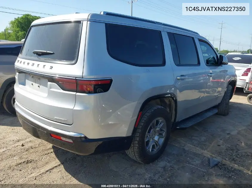 2022 Jeep Wagoneer Series I 4X4 VIN: 1C4SJVATXNS227350 Lot: 42001511