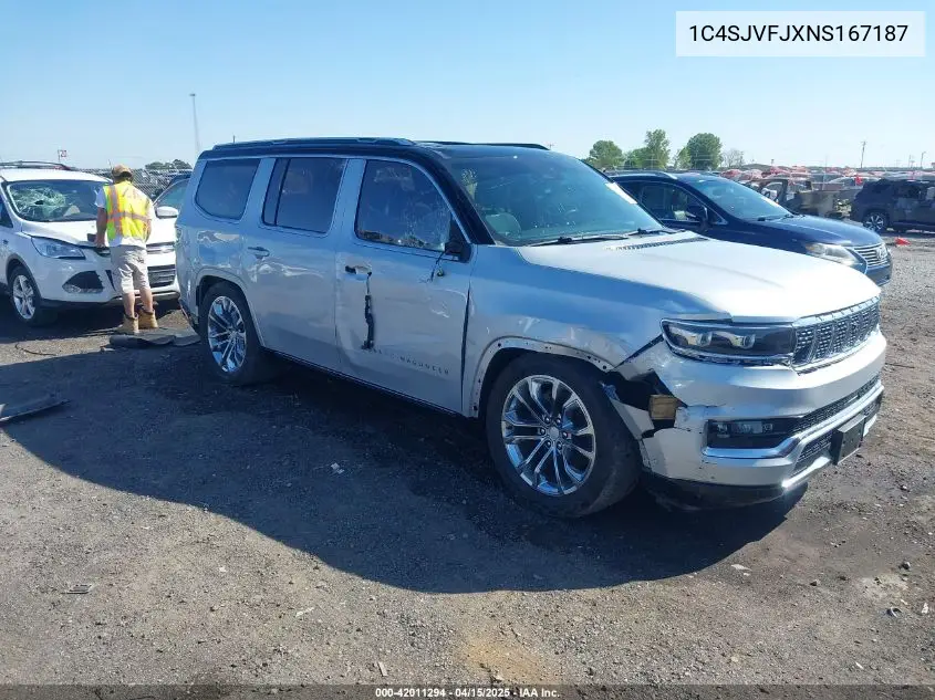 2022 Jeep Grand Wagoneer Series Ii 4X4 VIN: 1C4SJVFJXNS167187 Lot: 42011294