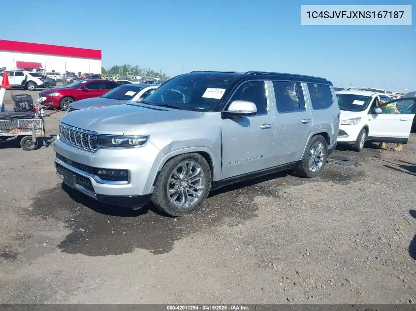 2022 Jeep Grand Wagoneer Series Ii 4X4 VIN: 1C4SJVFJXNS167187 Lot: 42011294